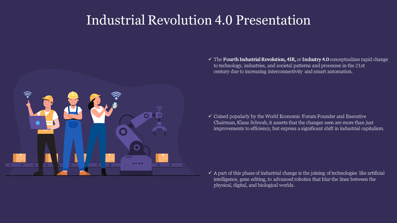 Industrial Revolution 40 PPT Presentation Google Slides